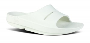Oofos OOahh Slide Sandal Grey | 20341-KGIM